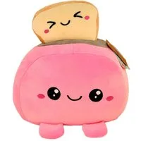 Landahl & Baumann Kuscheltier Toaster Kuscheltier – 24 cm – Kawaii-Design mit Toast Weich & squishy (1-St)