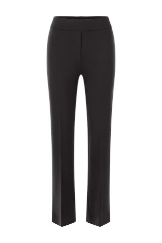 Rich & Royal - Bootcut Jersey Pants (long) chocolate torte - Gr. - S