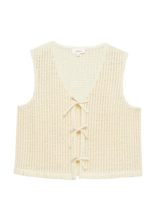 s.Oliver - Indoor-Weste beige - Gr. - 40