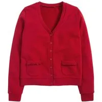 Next Strickjacke Jersey-Strickjacke mit gerüschten Taschen (1-tlg)