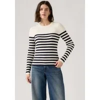 Levi's® Rundhalspullover RIB CREW SWEATER Geripptes Strickmuster