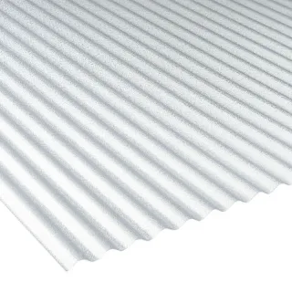 Aktionslichtplatte PVC | Mircosinus | Wellplatte | 32/9 | 0,80 mm | Breite 750 mm | frost-transparent