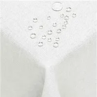 DecoHomeTextil Heimtextilmanufaktur Tischdecke Leinen Optik Tischdecke Tischtuch Abwaschbar Wasserabweisend