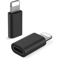 Alpha Electronics USB C auf Iphone Adapter USB-Adapter Lightning zu USB-C-Buchse auf iOS-Stecker, 0 cm, Datenübertragung, Typ c Adapter
