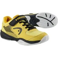 Head Kinder Tennisschuhe HEAD Sprint Velcro 3.0 Kids BNBK Banana Schwarz Tennisschuh