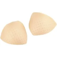 maDDma BH-Einlagen BH Einlagen perforiert 1 Paar Gr. 42 Einlagen für Bikini Korsett (1 Paar), beige