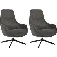 OTTO home Drehsessel CLARINDA moderner Ohrensessel drehbar, TV-Sessel, Relaxsessel, 360-Grad drehbar, robustes Metallgestell