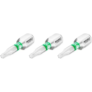 HAZET Bit Sechskant 6,3 (1/4 Zoll) Innen TORX Profil Profil 3 Stück - 2223N-T10/3