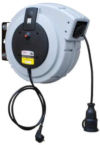ELMAG Automatischer Kabelaufroller, Serie ROLL ELECTRIC, 230 Volt - 42179