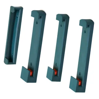 1 Pair Track Saw Guide Rail Mount Track Rack Organizer Guide Rail Holders Track Rack for Guide Rail