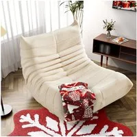 STILVORA Sitzsack Relaxsessel Indoor-Lazy Sofa Einzelsofa mit Hochelastischer Schwamm