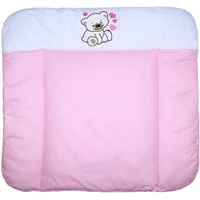 Primawela Wickelauflage Baby Wickeltischauflage Auflage für Wickeltisch- Bärchen mit Herzen