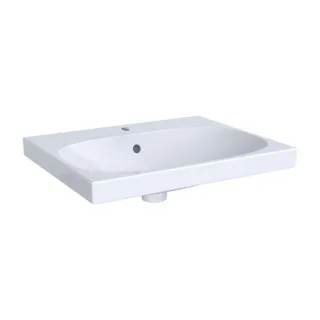 Geberit Acanto Waschtisch 500620012 60 x 48,2 cm, mit Hahnloch, mit Überlauf, weiß