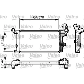 Valeo Motork?hler 732303 732303