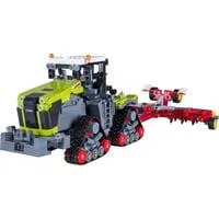 Claas Xerion 5000 Traktor Spielset Maßstab 1:32 Bausteine, Baukasten grün