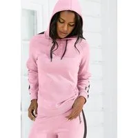 Bench. Loungewear Kapuzensweatshirt mit Seitenstreifen und Kängurutasche, Home- und Loungewear Serie