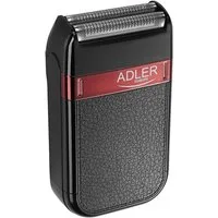 ADLER EUROPE Elektrorasierer AD 2923 wiederaufladbarer Akku Rasierer für Nass- und Trockenrasur, USB, 90 Min Laufzeit, Reiserasierer mit Reinigungsbürste, Schwarz