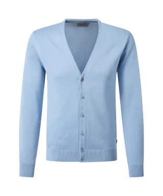 Pierre Cardin - Strickjacke KN ice water - Gr. - M