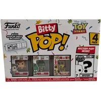 Disney Pixar Toy Story Spielfigur Toy Story, Funko Bitty Pop! Mini Figuren 4er-Pack Woody Rex Slinky Dog