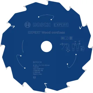 Bosch EXPERT Wood Kreissägeblatt, 165x20 mm, Z12 - 2608902148