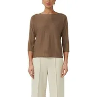 s.Oliver BLACK LABEL 3/4 Arm-Pullover mit Glitzer-Details