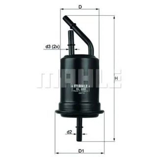 Mahle Kraftstofffilter Kia Rio