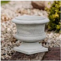 gartendekoparadies.de Pflanzkübel Rustikaler Pflanztrog Pflanzgefäß, H. 32 cm, 7 Liter, 14 kg, Frostsicher