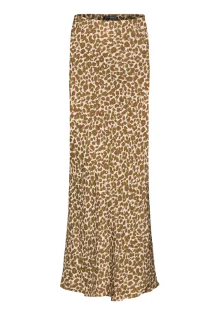 Betty Barclay - Maxirock mit Animalprint beige - Gr. - 38
