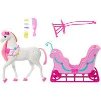 Nussknacker Schlitten mit Pferd