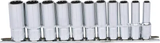 KS Tools 3/8" CHROMEplus 12-kant-Stecknuss-Satz, lang, 11-tlg 8-19mm - 918.0602