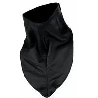 Alpha Speeds Halstuch Leder Motorrad Biker Ski Fleece Futter Halswärmer Schal Schwarz, (1-St)