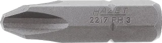 HAZET Bit PH Sechskant 8 (5/16 Zoll) Kreuzschlitz Profil PH - 2217-PH1