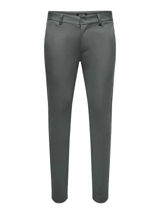 ONLY&SONS - ONSMARK SLIM GW 0209 PANT NOOS Grey Pinstripe - Gr. - 34/32