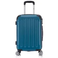 Flexot Hartschalen-Trolley F-2045 Kofferset, 360° Rollen, robuster Reisekoffer, Bordcase, 4 Rollen, Robuster und moderner Koffer mit vier 360° Rollen und Zahlenschloss