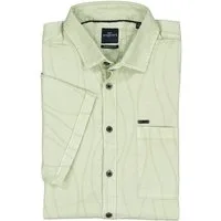 Engbers Kurzarmhemd Herren Overshirt mit Comfort-Stretch, Hellgruen