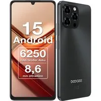 DOOGEE NOTE58, Handy ohne Vertrag, 128GB/2TB TF, 6250mAh, 6.75" HD, 90Hz Smartphone (17,1 cm/6.75 Zoll, 128 GB Speicherplatz, 8 MP Kamera, 6.75" HD+ 16MP+8MP, Dual SIM 4G Simlockfreie Handys,OTG, GPS, Face ID)