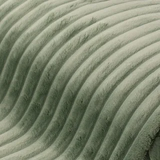 Fellimitat mit Rippen, grün, 2,5 cm breite Rippe