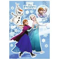 Komar Wandtattoo Anna und Elsa - Größe 50 x 70 cm (15 St), selbstklebend, Wandsticker, Kinderzimmer