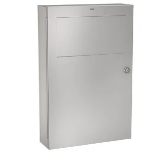 KWC Aquarotter Abfallbehälter, RODAN, Edelstahl, 355x540x110 mm, Aufputz, ca. 16 l, 2000101345 2000101345