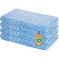 Lavea Handtuch Lavea® 4er Set Handtücher 50x100 cm, Elena Frottiererie, 100% Baumwolle (4er Set), 500 g/m² Frottier, weich & saugstark, pflegeleicht