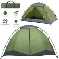 AKKEE Kuppelzelt Campingzelt Kuppelzelt, leichtes Wanderzelt wasserdicht, Personen: 2
