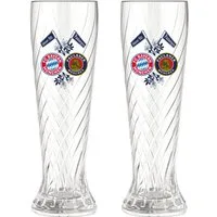 FC Bayern München Gläser-Set FC Bayern München Weißbierglas 2er-Set, Glas