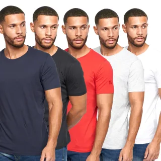Duck and Cover - "Errington" T-Shirt für Herren (5er-Pack) (Bunt)