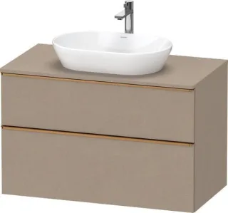 Duravit D-Neo Konsolenwaschtischunterbau wandhängend Leinen Matt 1000x550x664 mm - DE4968004750000 DE4968004750000