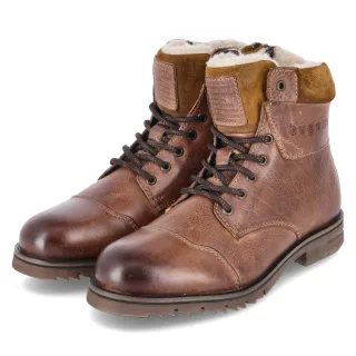 Bugatti Winterstiefeletten  Braun - Gr. 40 -  Textil