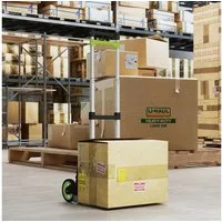 HOMCOM Sackkarre Transportkarre mit Teleskopgriff Höhenverstellbar Stapelkarre, (Transportwagen, 1-St., Plattformwagen), für Garagen, Werkstätten, Mehrfarbig
