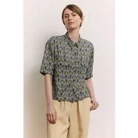 Tranquillo Hemdbluse Oversized Bluse Anii aus EcoVero™ Viskose Oversized-Bluse aus nachhaltiger LENZING ECOVERO Viskose