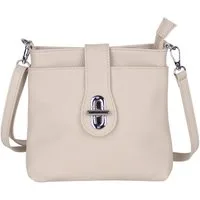 MIRROSI Umhängetasche Damen Crossbody Bag, Echtleder Made In Italy, (22x22x8cm) aus Wildleder