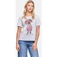 Princess goes Hollywood Print-Shirt (1-tlg) mit Schmucksteinen
