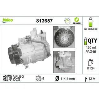 Valeo Klimakompressor Mercedes 813657